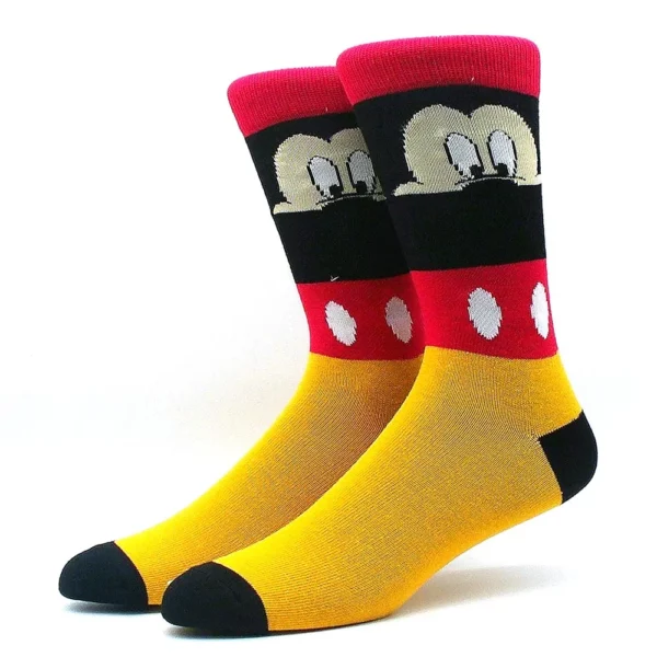 1 Paar neue Männer Anime Film Frauen Socken Baumwoll strümpfe Männer Rollenspiel Kalb Socken Crew Persönlichkeit Hip-Hop Spaß Socken – Bild 2